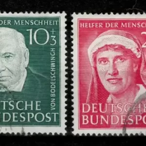 germany-year-1952-charity-stamps