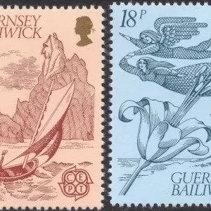 Guernsey year 1981 stamps – Europa CEPT Folklore set