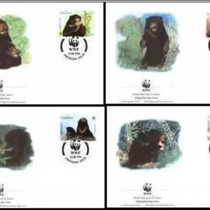 Laos Lao 1994 WWF – Fauna Sun bear