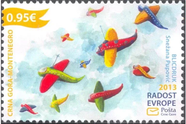 Montenegro 2013 Joy of Europe postage stamp