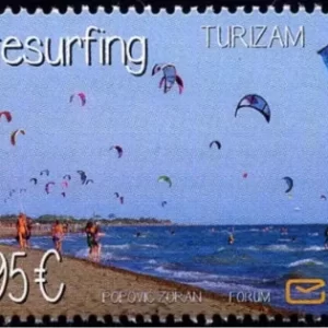 Montenegro 2015 stamps Tourism Kitesurfing