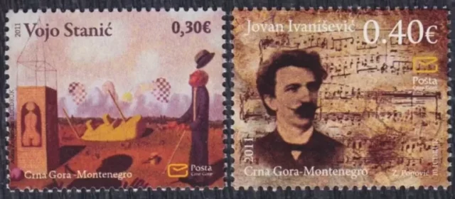 Montenegro year 2011 Art through centuries stamps set