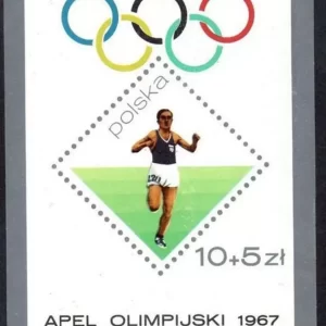 Poland year 1967 stamps Olympic Games Mexico