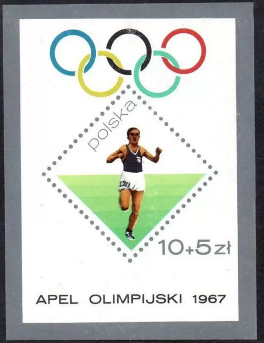 Poland year 1967 stamps Olympic Games Mexico