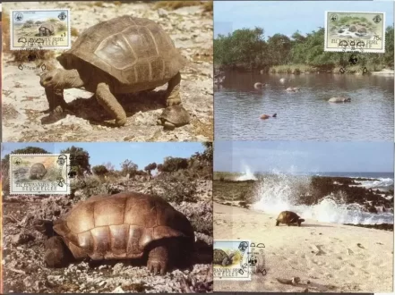 Seychelles Sesel island 1985 W.W.F. – Fauna Reptiles