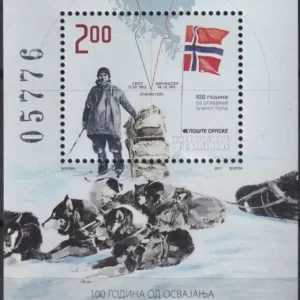 Bosnia year 2011 postage stamps Conquering of the South Pole