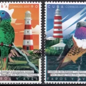 Cuba year 2017 stamps Fauna Birds - complete set MNH**