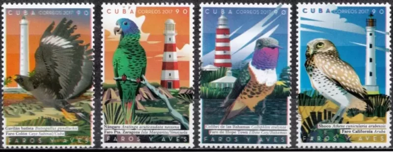 Cuba year 2017 stamps Fauna Birds - complete set MNH**