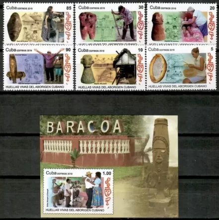 Cuba year 2019 stamps Cultural Heritage /Aborigine American History complete set MNH(**)