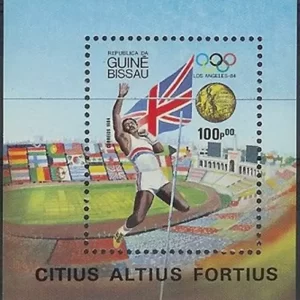 Guine Bissau year 1984 stamp Olympic Games - Los Angeles