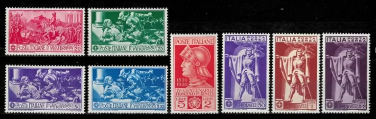 Italy Republic year 1930 stamps - Ann. Death of Ferrucci Complete Set