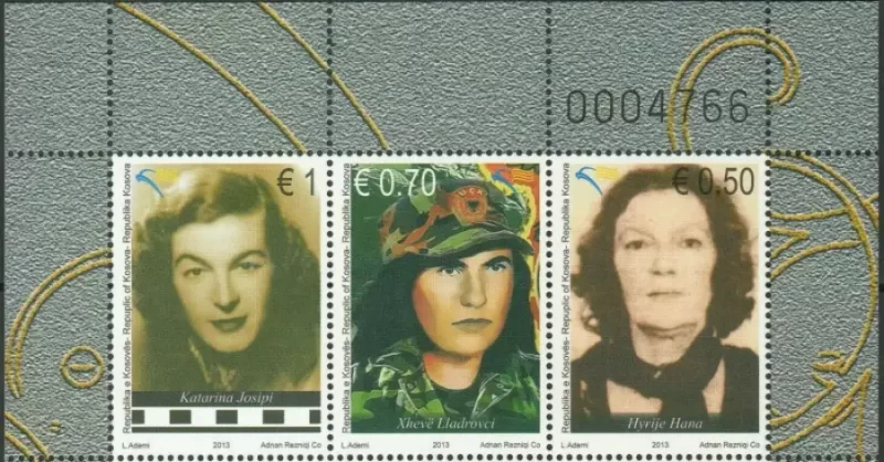 Kosovo 2013 Famous Women MSS postage stamps