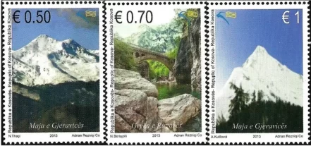 Kosovo 2013 postage stamps Accursed Mountains MNH