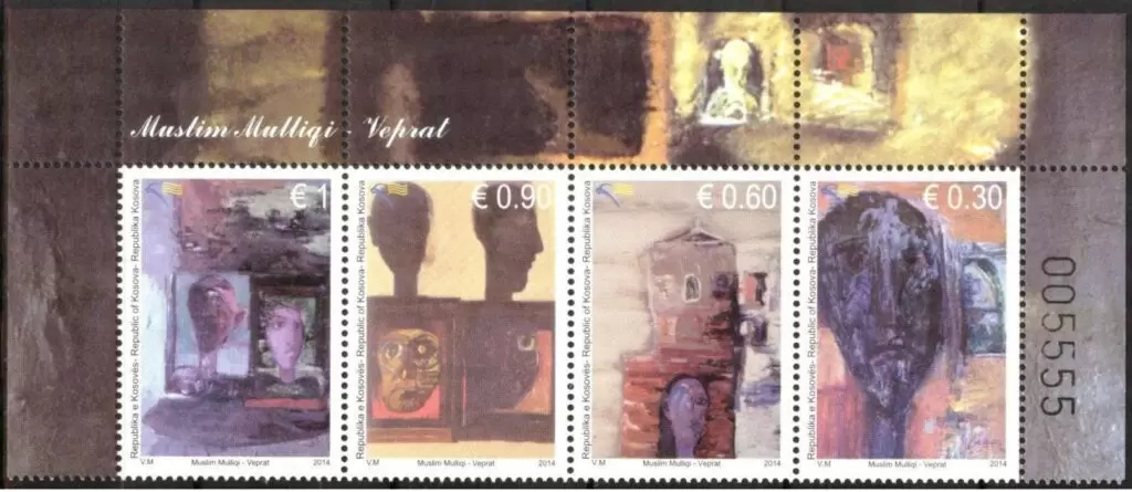 Kosovo 2014 stamps Art Paintings MNH