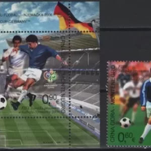 Montenegro year 2006 stamps Soccer - Football World Cup in Germany full set