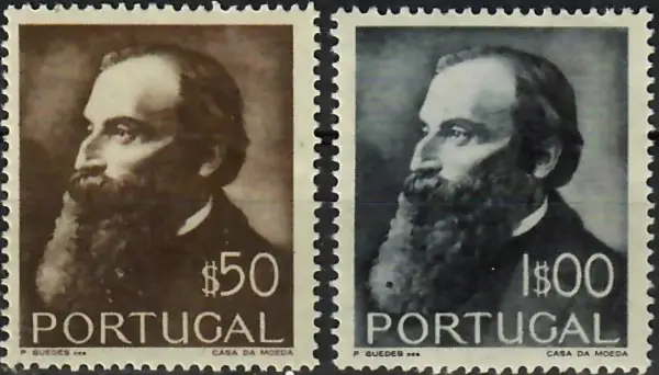 Portugal year 1951 stamps Brithday of Junqueiro MNH