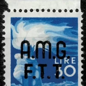 AMG.FTT year 1947 stamp 30l "Democratica" MNH **