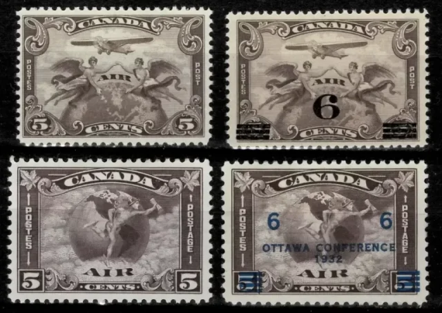 Canada year 1928/1932 stamps MH set