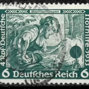 Germany Third Reich 1933 6pf Wagner Used stamp