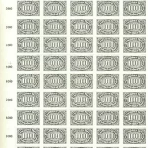 Germany Weimar Republic year 1921 1000m stamps