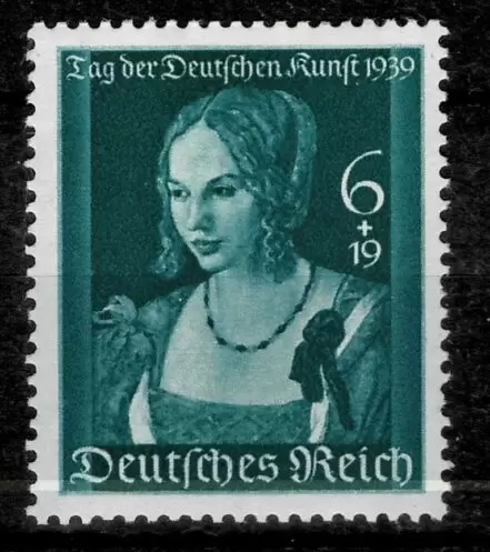 Germany year 1939 stamp Art Day - Venetian Woman MNH**