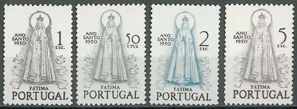 Portugal 1950 Holy Year Lady Madonna - (Complete Set) MI 748/751 - 150e MNH postage stamps