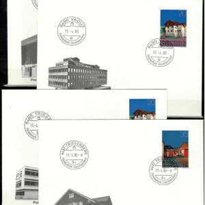 Liechtenstein 1978 Architecture Houses First day cover