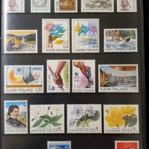 Finland 1983 postal Official Year set in folder postage stamps