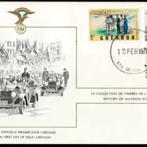 Grenada Grenadines 1978 anniversary of aviation First day cover