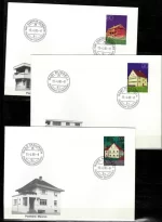 Liechtenstein 1978 Architecture Houses First day covers