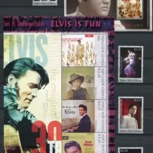 Papua New Guinea 2006 Elvis Presley set + MSS