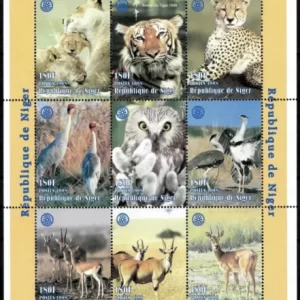 Niger 1998 W.W.F. – Fauna Wild animals