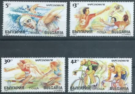 Bulgaria 1990 25th Summer Olympics in Barcelona