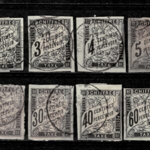 France colonies year 1884/85 Porto/Tax ☀ used stamps