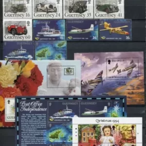 Guernsey 1994 stamps ☀ Complete year issue ☀ MNH**