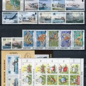 Guernsey stamps 1989 Complete year issue MNH