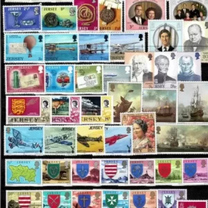 Jersey year 1970/90 stamps MNH Collection - Two scans