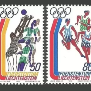 Liechtenstein 1976 stamps Summer Olympics Montreal - Complete set MNH**