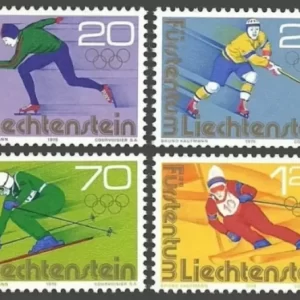 Liechtenstein 1976 stamps Winter Olympic Games - Innsbruck full set MNH **