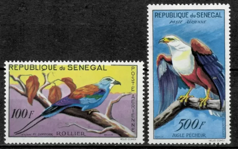 Senegal 1960 Fauna – Birds lot MNH stamps