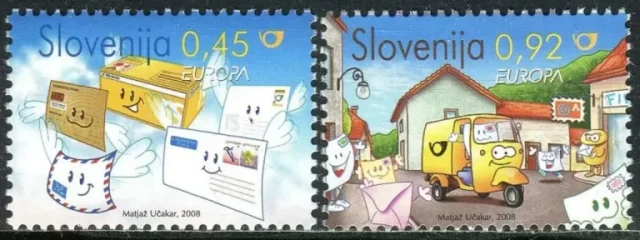 Slovenia 2008 EUROPA Stamps - Writing Letters