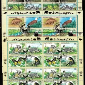 UN New York 1999 Fauna stamps