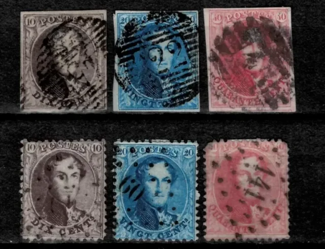 Belgium year 1850/65 stamps King Leopold I