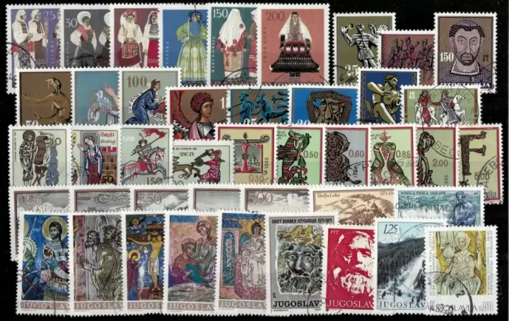 Yugoslavia stamps year 1950/65 Culture / Art