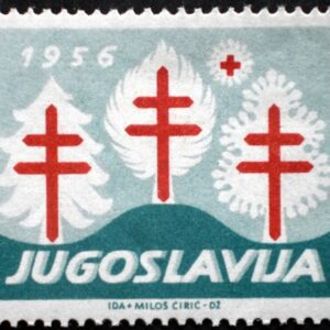Yugoslavia year 1956 stamp Red Cross / Tuberculosis set ☀ MNH**