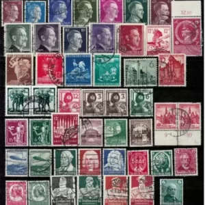 German Reich year 1930/1945 Used lot stamps