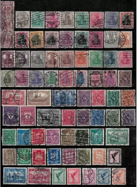 Germany Reich year 1880/1922 Used stamps lot