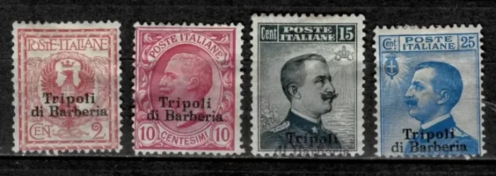 Italy Tripolitania year 1909 stamps MH lot