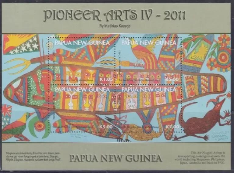 Papua New Guinea 2011 Pioneer Arts Postage stamps