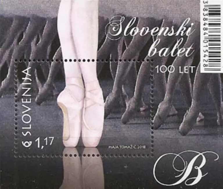 Slovenia year 2018 - Anniversary of Slovene Ballet MNH stamp